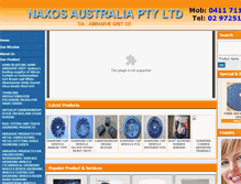 Tablet Screenshot of naxosabrasives.com.au